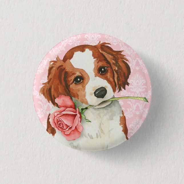 Valentine Rose Kooiker 3 Cm Round Badge (Front)