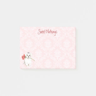 Valentine Rose Maltese Post-it Notes