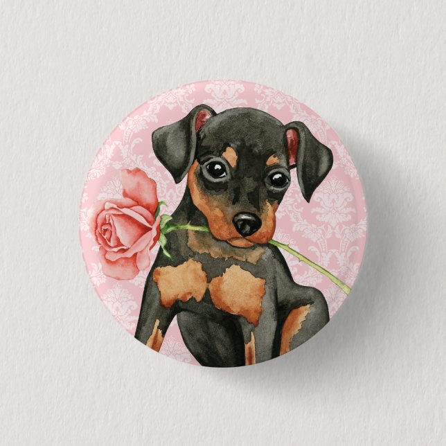 Valentine Rose Min Pin (Front)