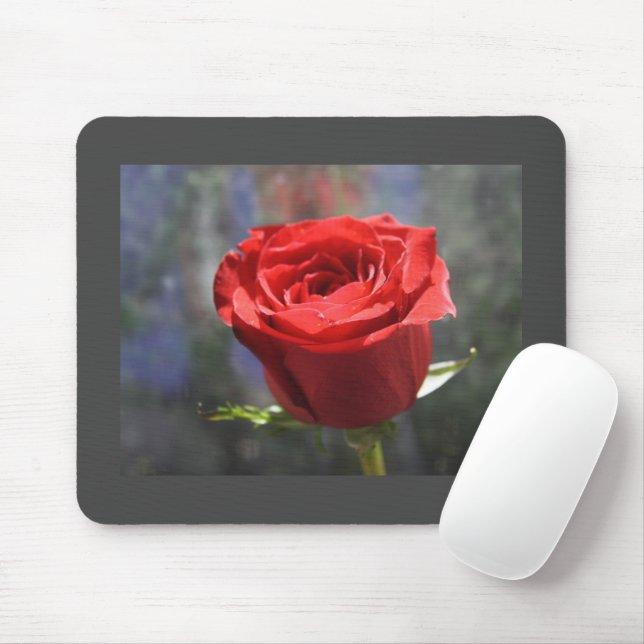 Valentine Rose Mousepad (With Mouse)