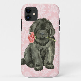 Valentine Rose Newfoundland iPhone 11 Case