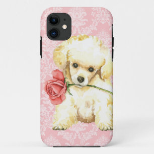 Valentine Rose Toy Poodle iPhone 11 Case