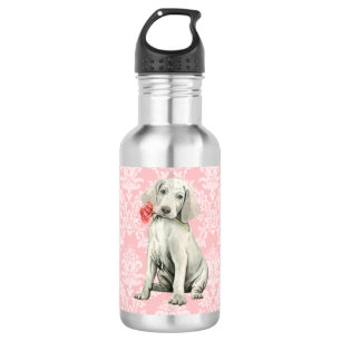 Valentine Rose Weimaraner 532 Ml Water Bottle