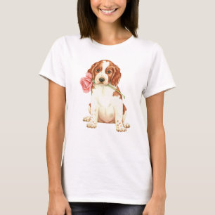 Valentine Rose Welshie T-Shirt
