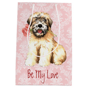 Valentine Rose Wheaten Medium Gift Bag