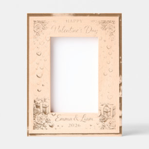 Valentine’s Day 2026 Picture for Couples Etched Frames