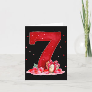 Valentine’s Day 67 Filled With Heart Funny Six Sev Card