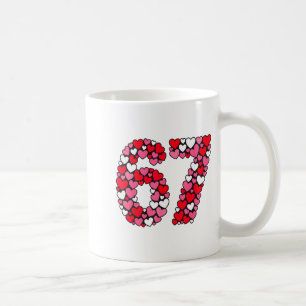 Valentine’s Day 67 Meme Filled With Hearts Funny S Coffee Mug