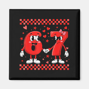 Valentine’s Day 67 Meme Funny Six Seven 6 7 Valent Magnet