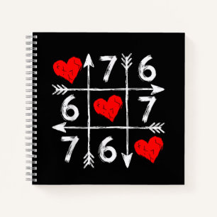 Valentine’s Day 67 Six Seven Meme Love 6 7 Heart Notebook