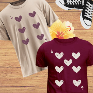 Valentine’s Day 6 & 7 Meme Matching Couple Women Tri-Blend Shirt