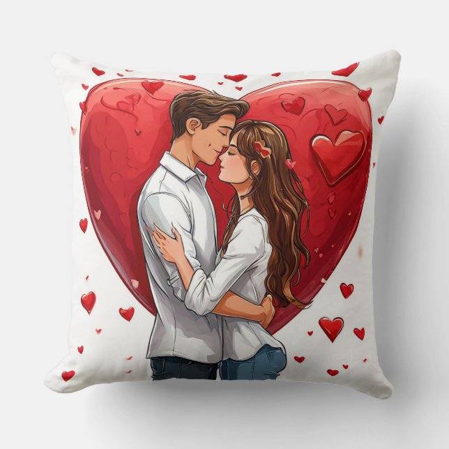 Valentine’s Day art Cushion (Front)