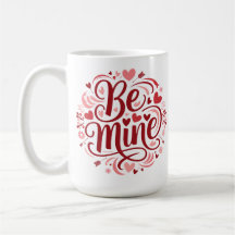 Valentine’s Day “Be Mine” Typography Design