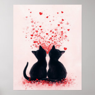 Valentine’s Day Cats Classroom Poster