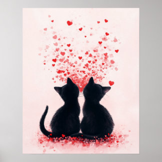 Valentine’s Day Cats Classroom Poster