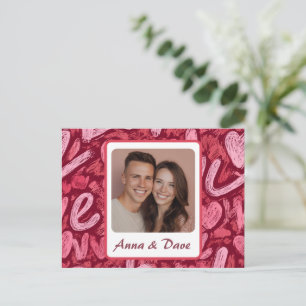 Valentine’s Day Custom Photo & Name Card