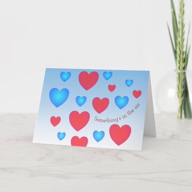 Valentine’s Day Folded Greeting Card (Front)