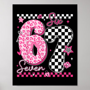 Valentine’s Day Funny 67 Meme Six Seven 6 7 Valent Poster