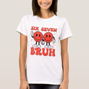 Valentine’s Day Funny 67 Meme Six Seven 6 7 Valent T-Shirt