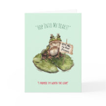 Valentine’s Day Funny Card – Cute Pun Love Humour