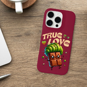 Valentine’s Day funny kawaii pistachio chocolate iPhone 16 Pro Case