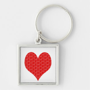 Valentine’s Day Heart Key Ring