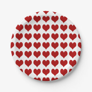 Valentine’s Day Heart Paper Plate