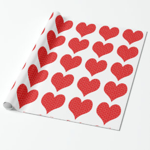Valentine’s Day Heart Wrapping Paper