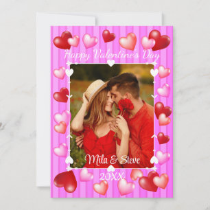 Valentine’s Day Hearts Holiday Card