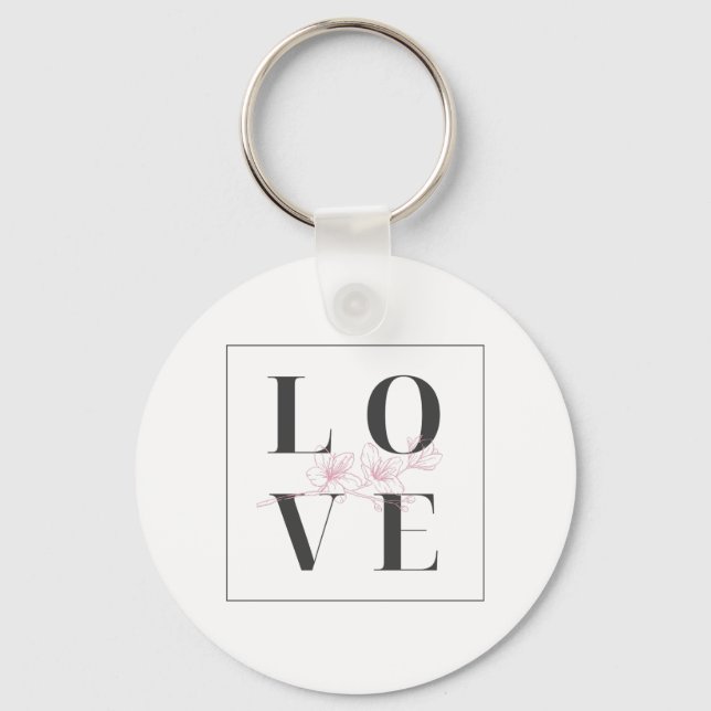 ❤️Valentine’s Day❤️I love you   Key Ring (Front)