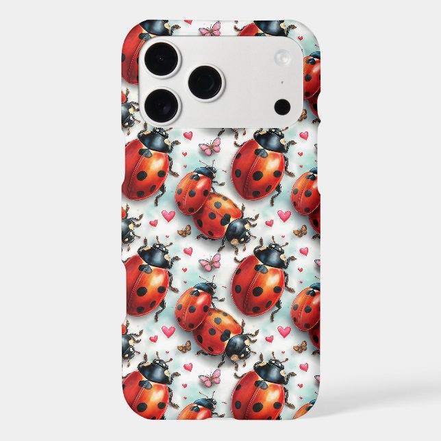 Valentine`s Day Ladybug Love Pattern (Back)