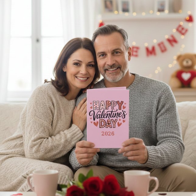 Valentine’s Day Love couple Folded Greeting Card (Creator Uploaded)