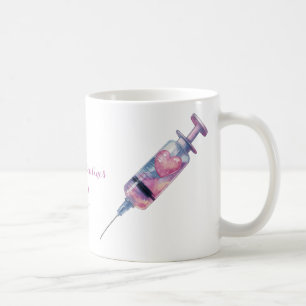 Valentine’s Day Love Injection Design Coffee Mug