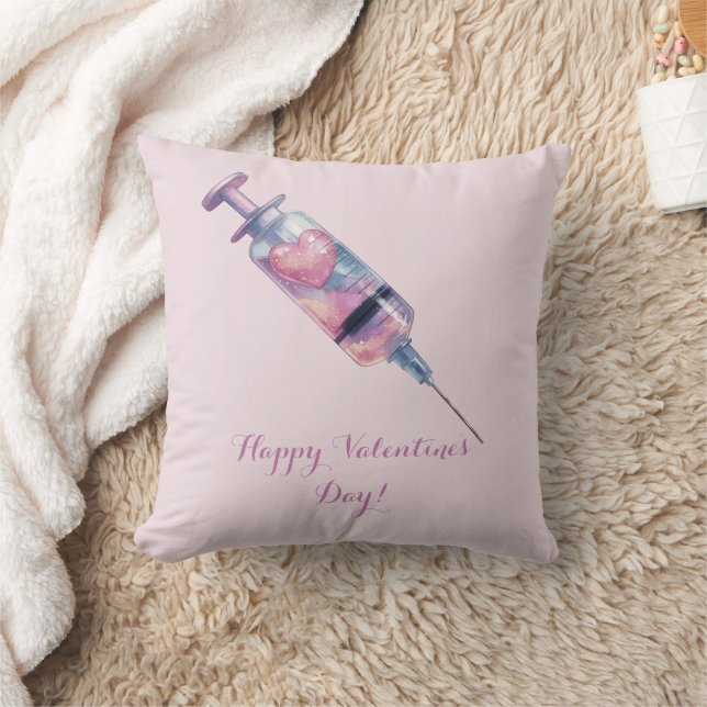 Valentine’s Day Love Injection Design Cushion (Blanket)