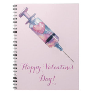 Valentine’s Day Love Injection Design Notebook
