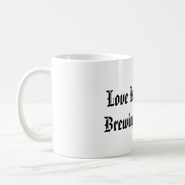 Valentine’s Day Love Quote Printed Mug (Left)