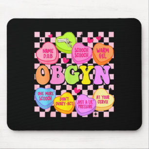 Valentine’s Day Obgyn Nurse Gynaecology Gynaecolog Mouse Pad