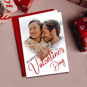 Valentine’s Day Personalised Heart Photo Card