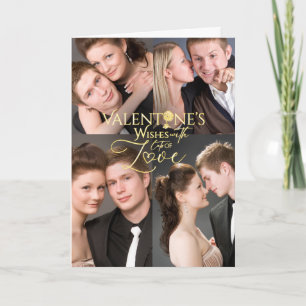 Valentine’s Day Photo Collage Keepsake Card