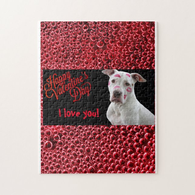  Valentine’s Day Puppy Love Jigsaw Puzzle  (Vertical)