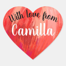 Valentine’s Day Sticker baked goods heart