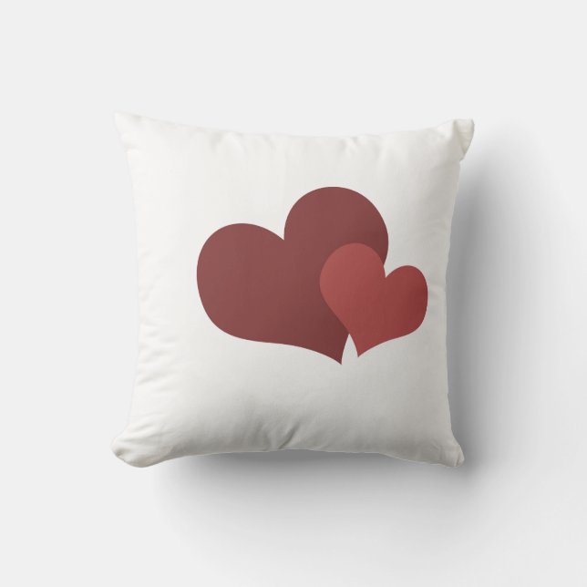  Valentine’s Day t-shirt Heart Design for Women Cushion (Front)