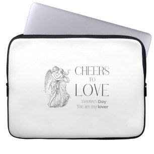 Valentine’s Day – Vintage Cherubs & Love Message Laptop Sleeve