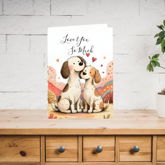 Valentine’s Dog Greeting Card