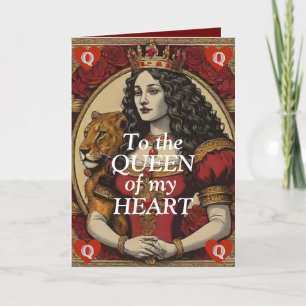 Valentine’s playing card