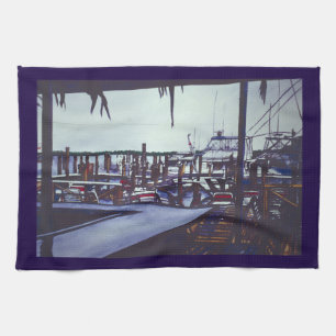 Valentine’s View, Harbour Island Tea Towel