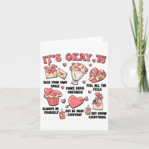 Valentine School Psychologist Teacher Mental Healt Card