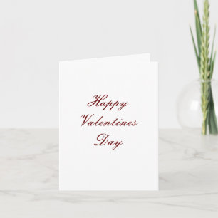 VALENTINE SECRET ADMIRER card