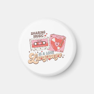 Valentine Sharing Music Is A Love Language Magnet