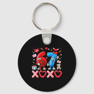 Valentine Six Seven 67 Xoxo Ballon Gen Alpha Meme Key Ring